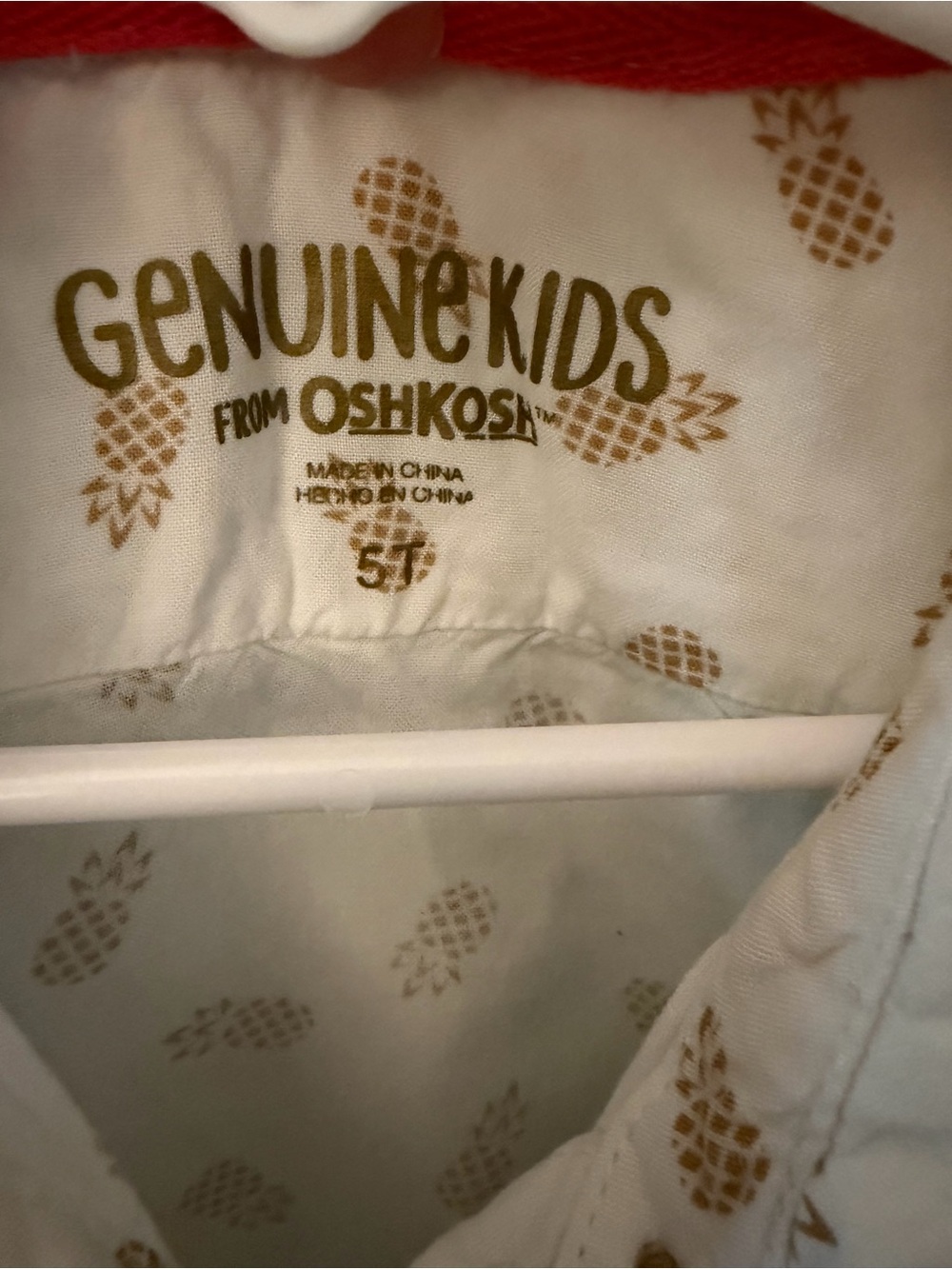 OshKosh B'gosh, Cat & Jack Girls 4T/5T Summer Shirt Bundle 3 Pieces Beach Vibes - Picture 5 of 11